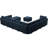 Wylodene 143" W Velvet Modular Sectional Sofa-1089062408