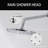 Wall Mounted Shower System， High Pressure Shower Head And 3-Setting Handheld, Shower Trim Kit Contain Pressure Balance Valve-124969161