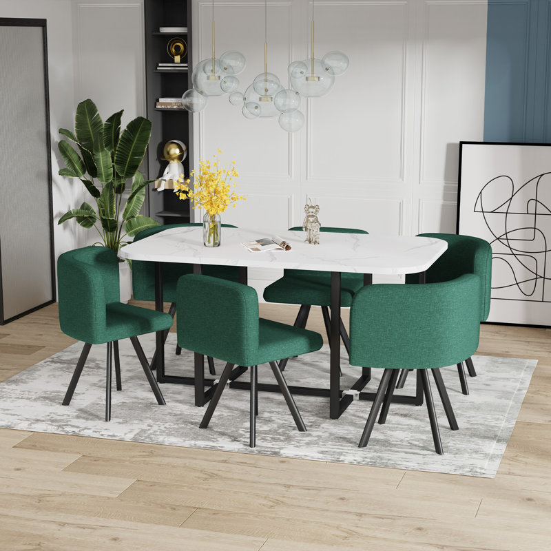 Ensemble de table de salle à manger 7 pièces