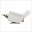 Fauteuil inclinable manuel inclinable pour petits espaces, chambre de bébé en tissu gris ardoise | Tissu | Rembourré