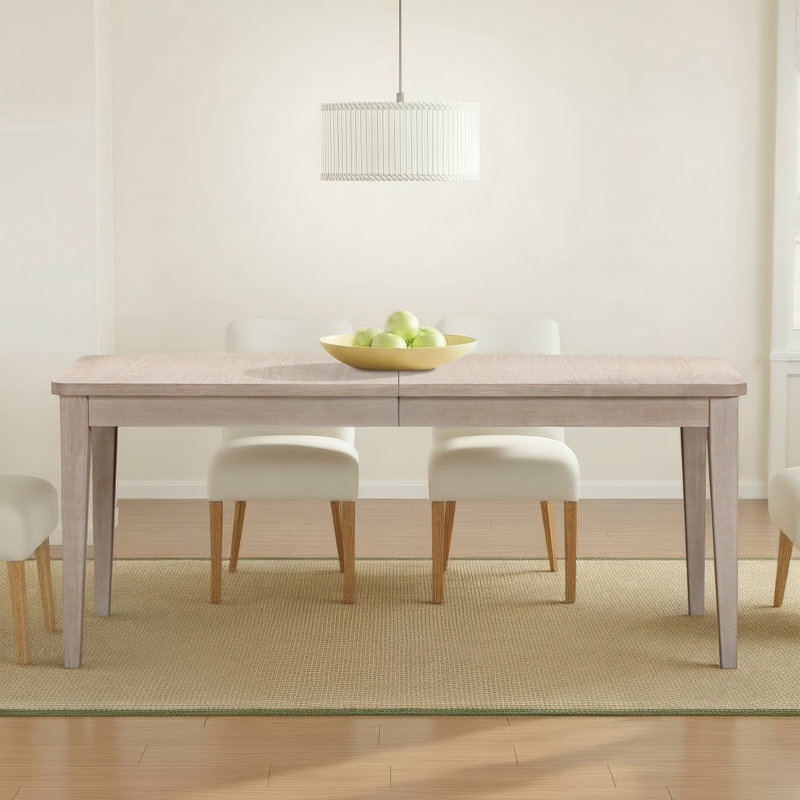 Honey Extendable Oak Solid Wood Dining Table