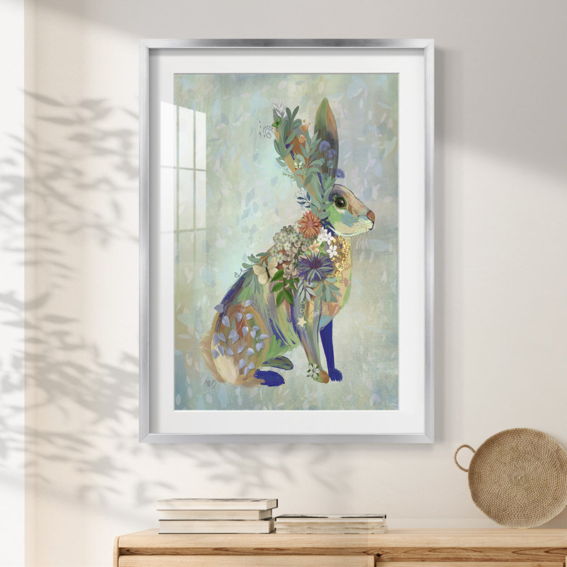 Kimbria - Toile tendue avec châssis, 28.5" H x 20.5" W, Argent argent