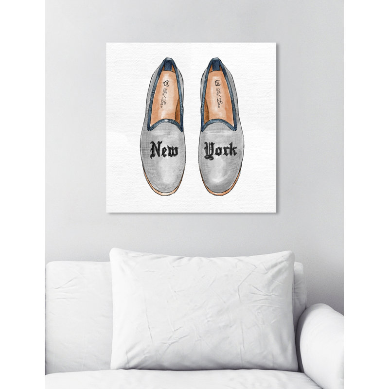 «New York Slipper», impression sur toile tendue, H 20 po x l 20 po