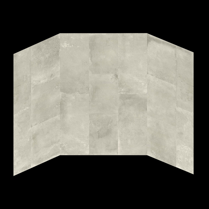 60"W x 32"D x 84"H - Lithium Matte Shower Wall System (5-Piece)