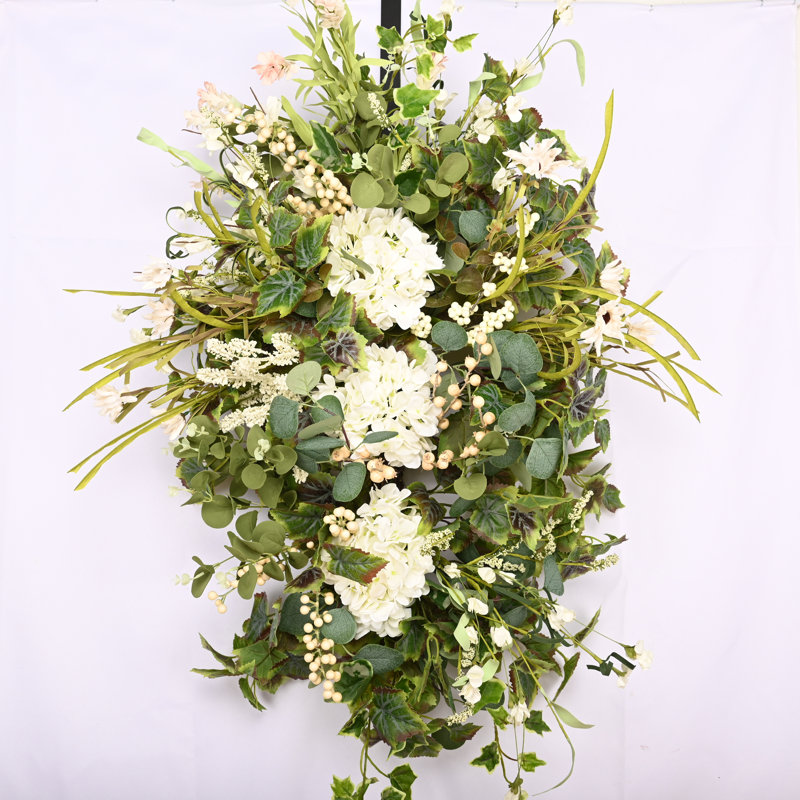 Ornement de printemps et hortensias