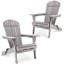 2 chaises pliantes en bois massif gris-1680910495