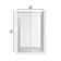 44"-48" W x 76" H Frameless Single Sliding Shower Door with Soft-Closing and Clear Tempered Glass