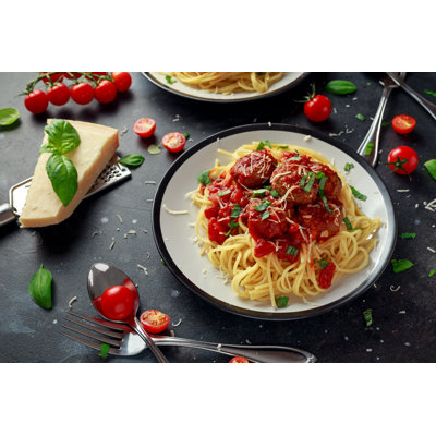 Spaghetti Pasta - Wrapped Canvas Print