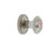 Classic Rosette with White Rose Porcelain Door Knob
