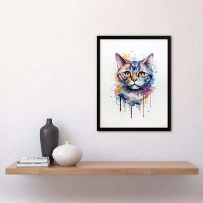British Shorthair Cat - Single Picture Frame Print