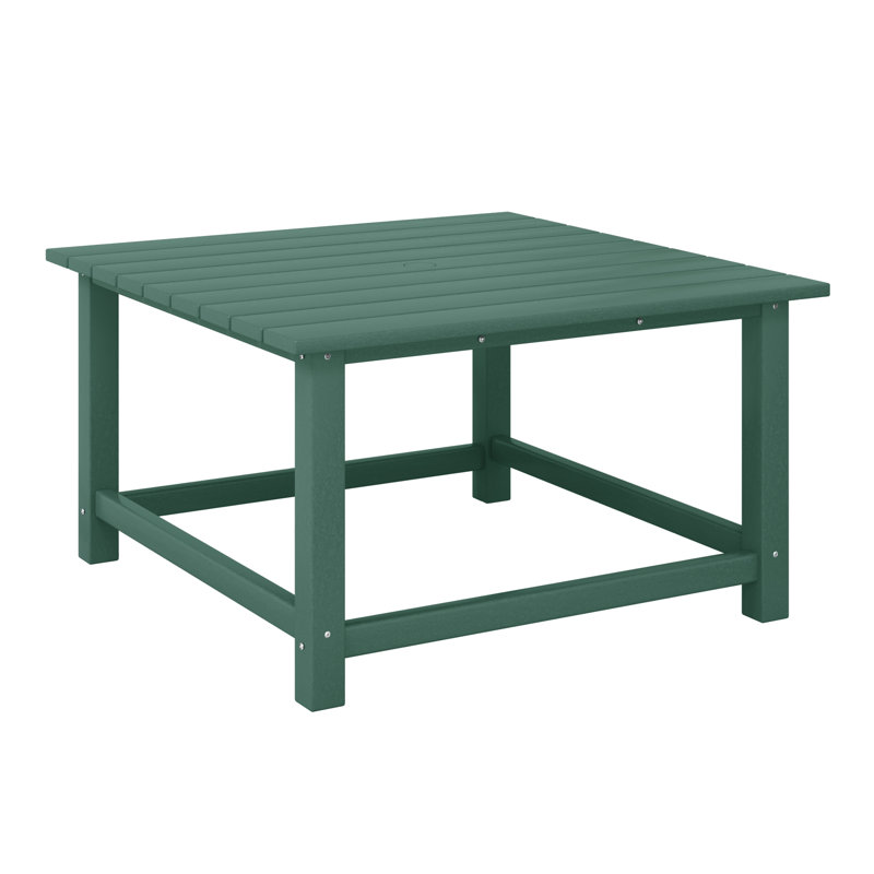 Table basse carrée 31 po Vinnie, Vert foncé