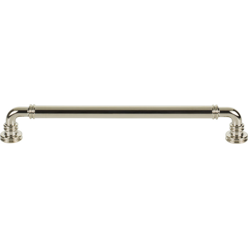 Cranford Bar Pull, Polished Nickel, 8 13/16" Center to Center