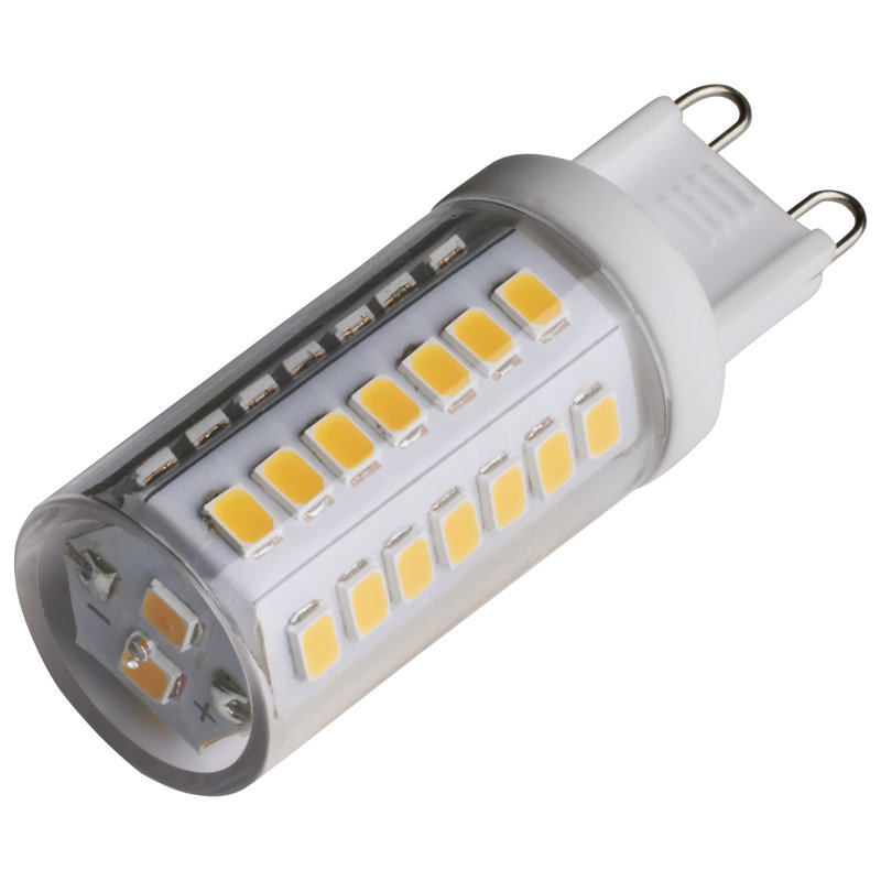 5 Watt (40 Watt Equivalent), T4 LED, Dimmable Light Bulb, G9/Bi-pin Base, 3000K