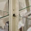 Vitrine d'angle vitrée d'angle pour vitrine de coin, vitrine d'angle pour le salon, armoire vitrée, collection Antique, vin, éclairage de verre de bar inclus, blanc antique