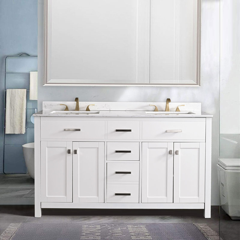 Meuble-lavabo simple 60 po