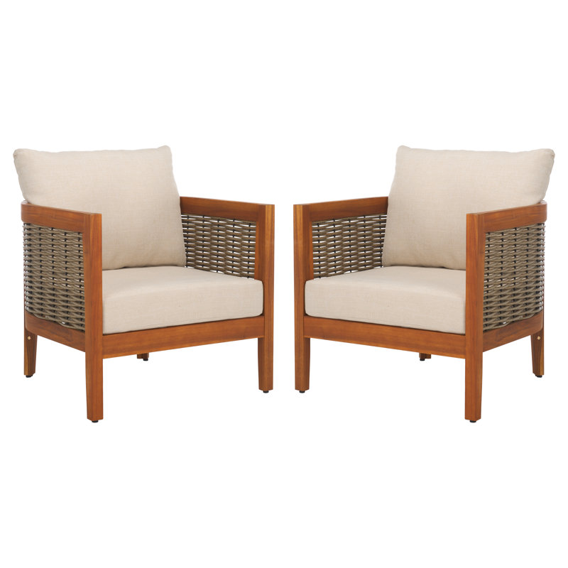 Daun Patio Chair Set Of 2, Natural
