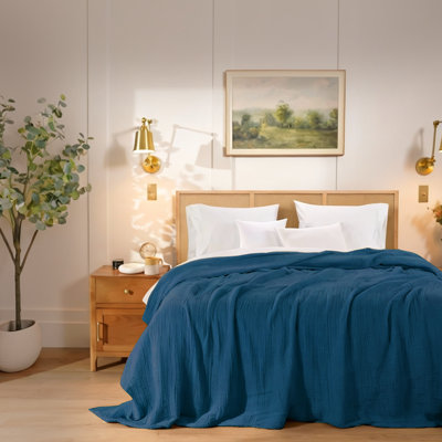 Threadmill 100% Cotton Muslin Blanket
