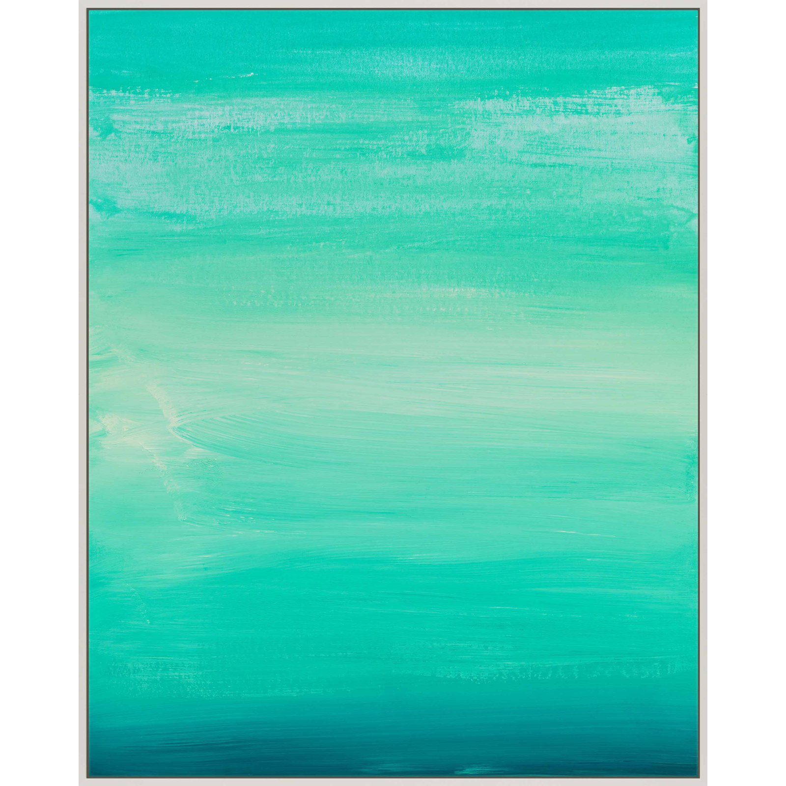 Daydream 3 by Andrea Stokes, White Framed Canvas, 25" H x 20" W x 1.25" D