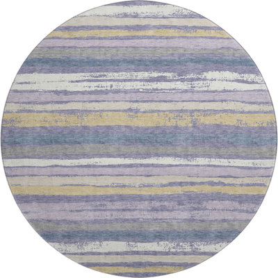 Premium Machine Washable Jahnke AMF1019 Stripes Rug