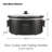 Hamilton Beach® 6 Quart Slow Cooker With Folding Handles