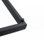 Ensemble de 2 chaises noires en polyuréthane