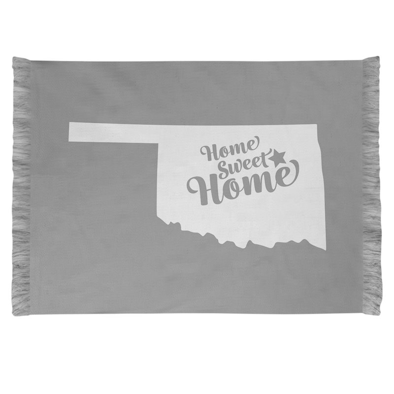 Tapis de surface grise tulsa doux home