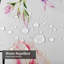 Aquarelle, bouquet floral rétro, fleurs exotiques, brindilles, feuilles, 12 crochets-377679201
