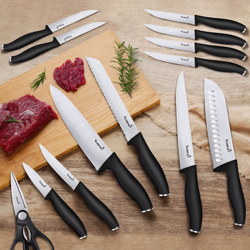 Ensemble de couteaux de cuisine Kaki