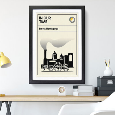 Book Cover in Our Time Ernest Hemingway - Picture Frame Graphic Art