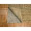 Tapis oriental brun 10 pi x 13 pi 8 po, conception mamelouke, velours zéro, patiné, rasé à la main, 100% laine noué à la main