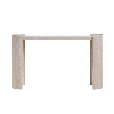 53.15 Inch Faux MARS Marble Pattern Entryway Table For Living Room