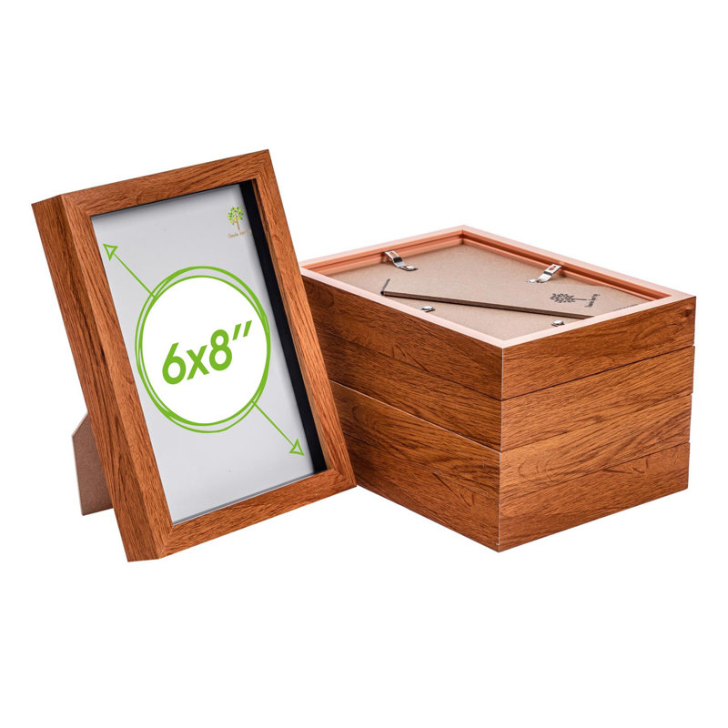 Nicola Spring - 3D Box Photo Frames, Brown, 23.5cm H x 17.1cm W x 3.5cm D