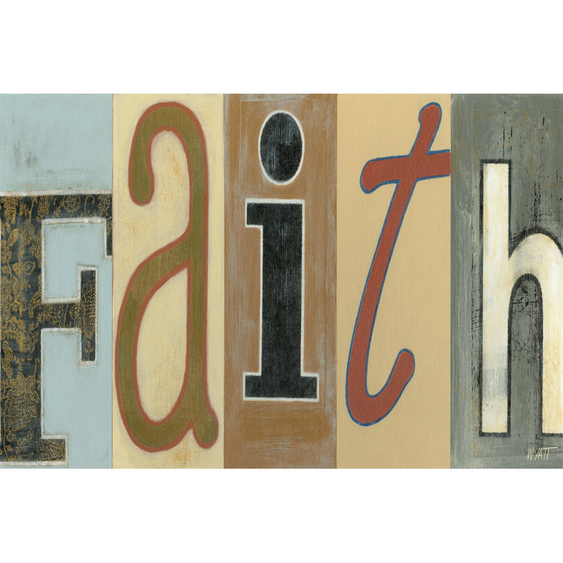 Faith Panel by Norman Wyatt Jr. - Wrapped Canvas Print, 61cm H x 91cm W x 3.8cm D
