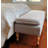 SEAT4U Patzy Bedroom Hallway Linen Blend Ticking Fabric Upholstered Bench in Fog Gray-1281874798
