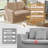 51'' Country-style Slipcovered Loveseat Sofa-1131675701