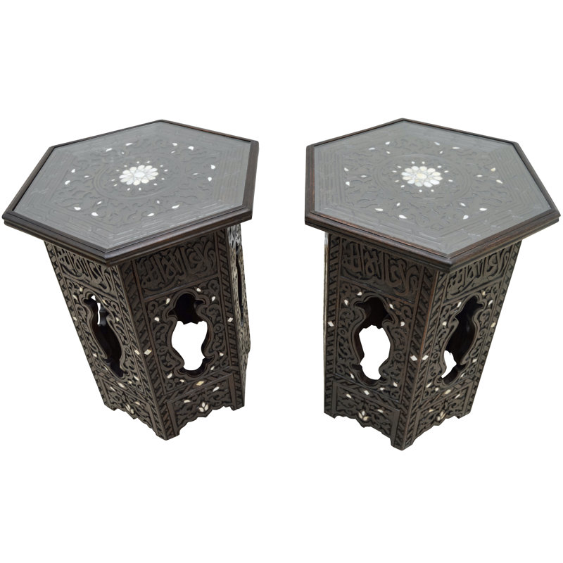 Syrian Glass End Table