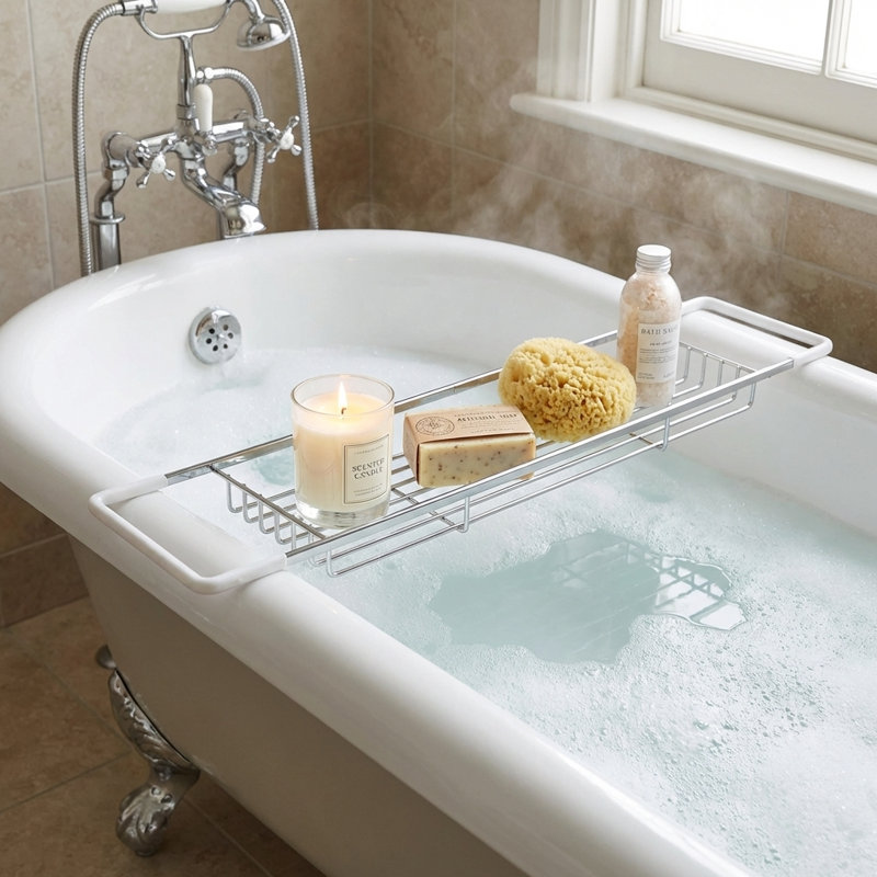 Freestanding Bath Caddy