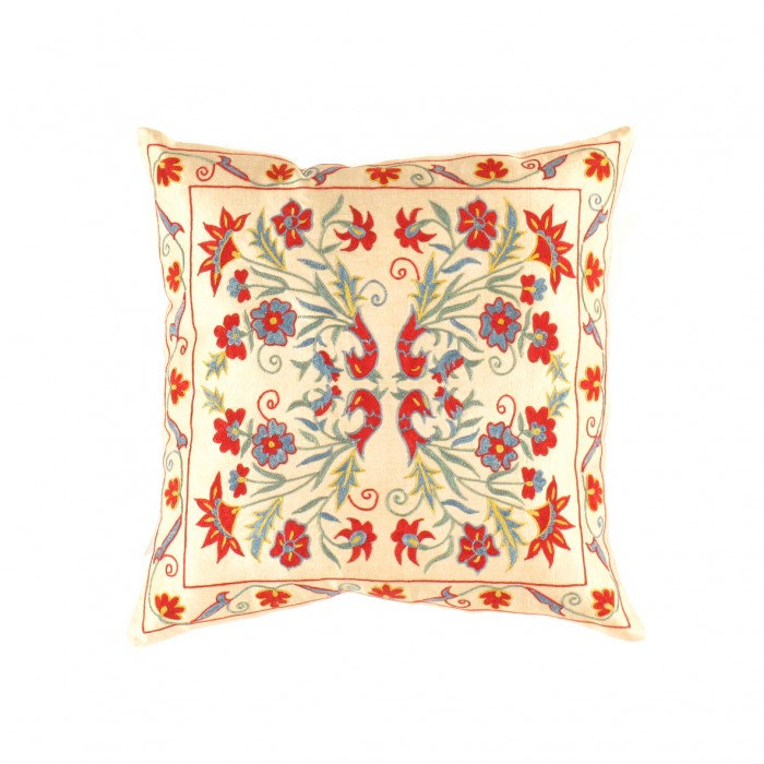 Coussin TS 304 ivoire Suzani