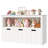 Bayze Bookcase with Removable Drawers, White-1057953800