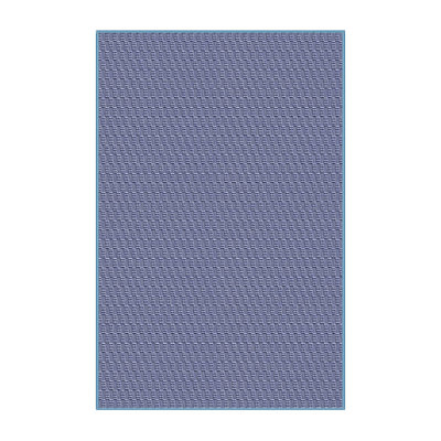 Tapis 100% à motifs lavables à la machine 2989 BLU