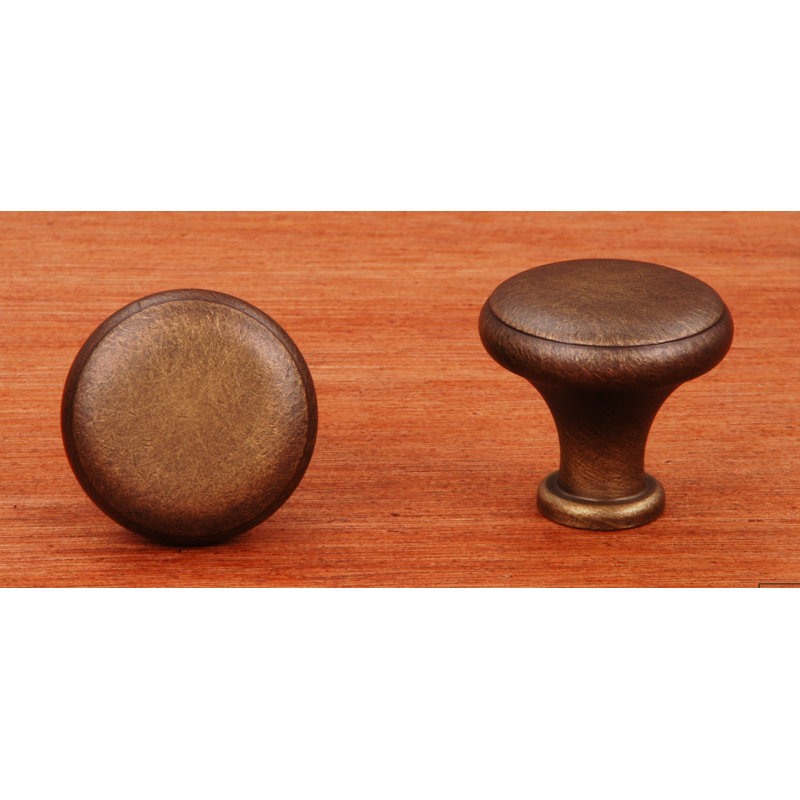 CK Series 1 1/4" Diameter Mushroom Knob, Antique English