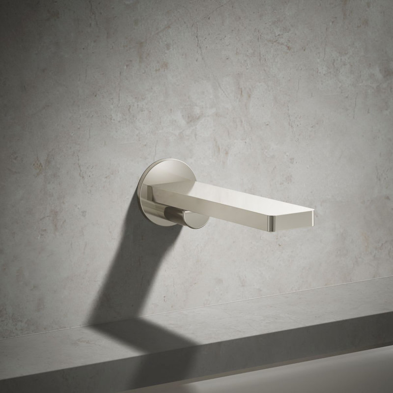 Composed® Wall-Mount Tub Spout, Vibrant Polished Nickel