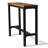 Sumar Pine Unfinished Solid Wood Top Metal Base Dining Table-253929098