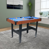 Modern and easy to use multifunctional game table with billiard table and table tennis, hockey table with metal legs for home, lounge, recreation room