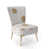 Geometric White Polyester Blend 3 selected