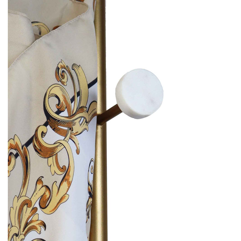 Aisel Metal Freestanding 5 - Hook Coat Rack