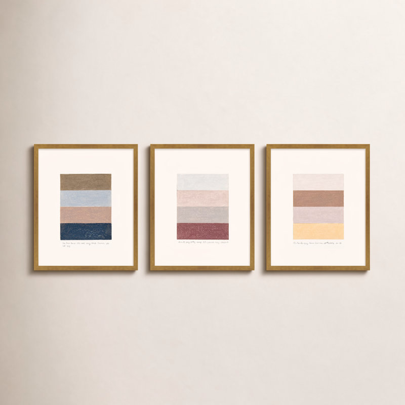 Stacks Painting by Beth James, Gold Framed, 25" H x 20" W x 1.25" D