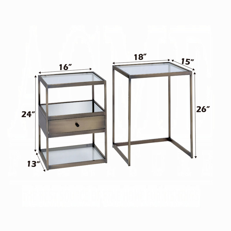 Ensemble de tables gigognes Emery