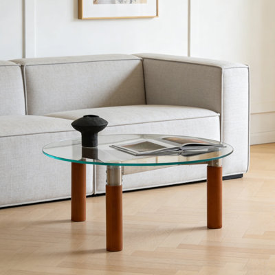 Exquisite Modern Round Coffee Table 33.46in