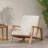 Club Chair Wood Adirondack Chair With Cusion-529444552
